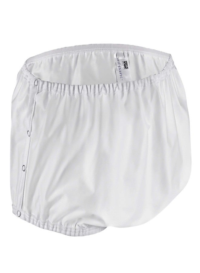 Salk Sani-Pant Cover-Up Diaper Cover, Snap-On, Small, Each